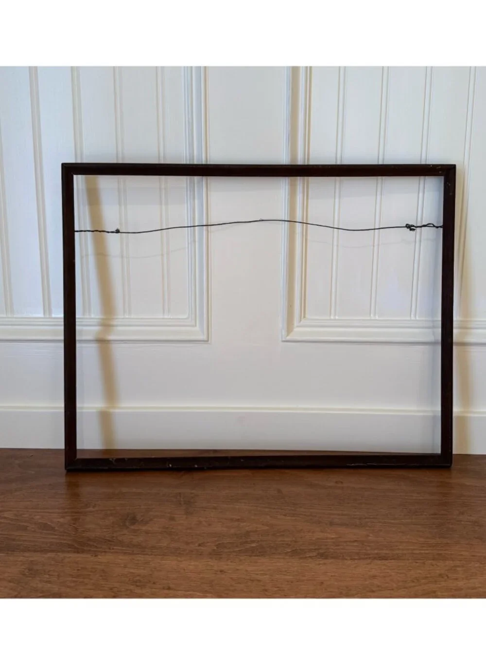 Vintage Dark Wood Picture Frame
